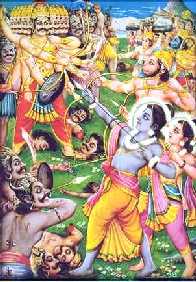 Ravana chose to fight out.First he sent his generals to fight. When they were all killed he sent his own sons in the battlefield. 
